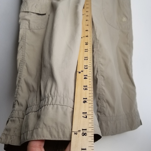 THE NORTH FACE Hiking Low Rise Cargo Pants Nylon Capri Utility Drawstring Waist - Picture 15 of 16